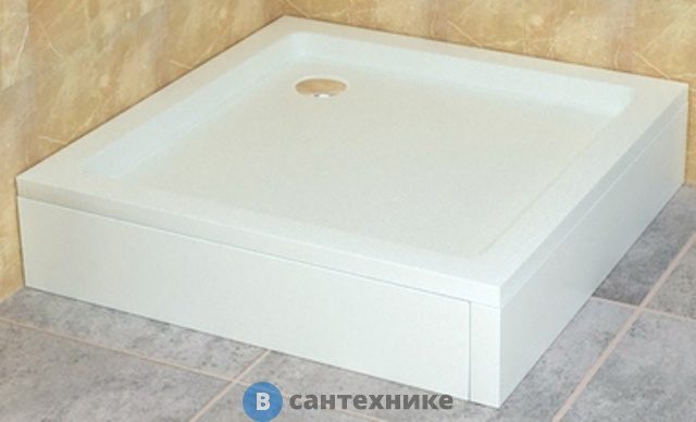 Душевой поддон RGW STYLE /квадрат (FW5-8) 100*100*3.5 h 22 (16180100-11), без сифона