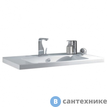 картинка Раковина Cezares GLISSZZZLAV86 Bianco (86,2x51,2x1,2)