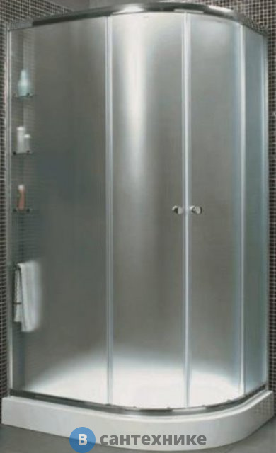 Душевой уголок Cezares ANIMA-W-RH-2-120/100-P-Cr-L (1200x1000x2000) без поддона