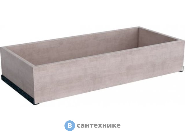 Вставка для ящика Geberit 500.648.00.2 ACANTO /15x6,9x33,3/ (дуб мистик/узор меламиновой смолой)