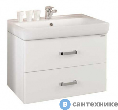 картинка Тумба с раковиной Акватон Америна 80/Тигода (1A1377K1AM010)