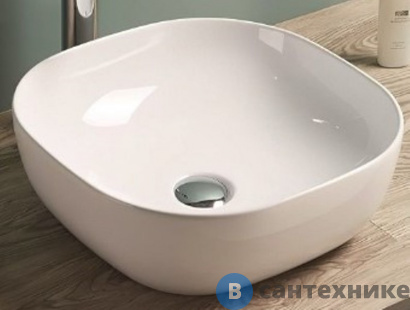картинка Раковина Art & MAX накладная AM-78106, белый, 415х415х145