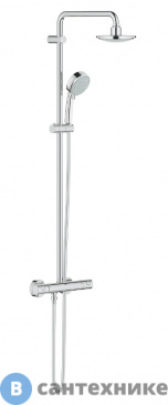 картинка Душевая стойка Grohe 27922000 New Tempesta Cosmopolitan 160 с термостатом для душа