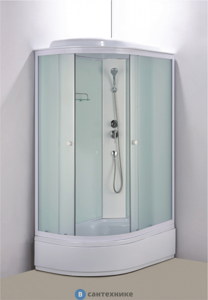 Душевая кабина Loranto CS-985-RTM/W-120 1200x800x2150 поддон 26 см  