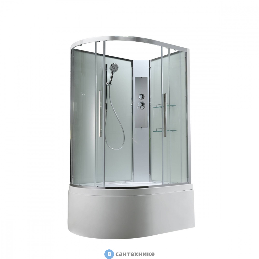 Душевая кабина AvaCan EM5812RNT без крыши прозрачная (EM5812RNT)