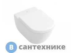 Унитаз подвесной Villeroy & Boch Subway 2.0 56001001 альпийский белый, без сиденья