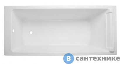 картинка Акриловая ванна Jacob Delafon SPACIO E6D161RU-00 прямоугольная, без антиск. покрытия /170х75/