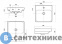 картинка Умывальник Santek АДРИАНА 45 (1WH501630)