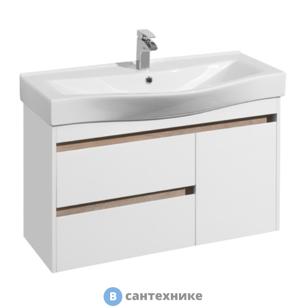 Тумба с раковиной Акватон Нортон 100 /Беверли 100/ (1A2490K0NT010)