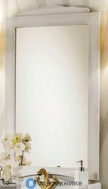 Зеркало Cezares LOR70/03.03 Bianco Patinato (65x110)