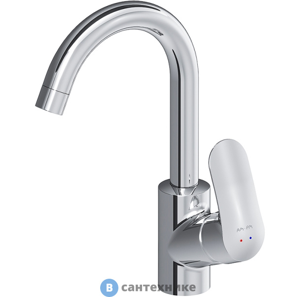 Смеситель AM.PM F8002700 Like, для умывальника с поворотным изливом, хром