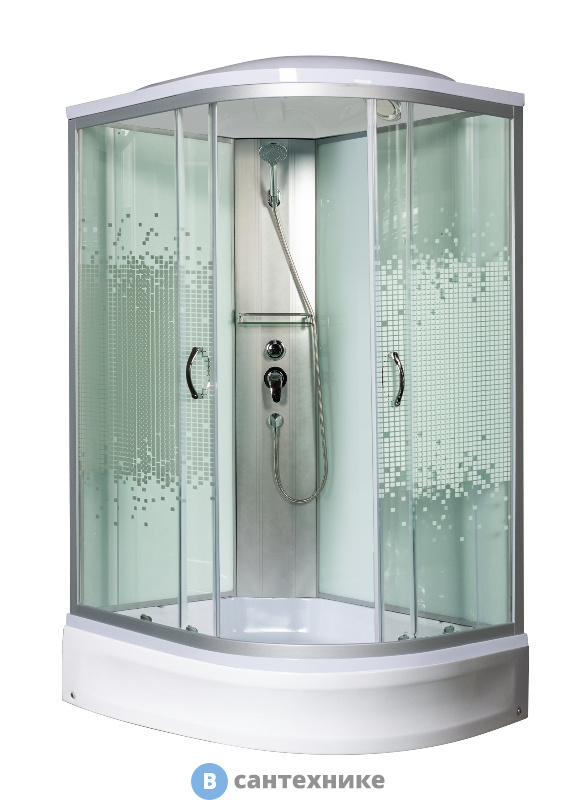 Душевая кабина МОНОМАХ 90/70/24 МЗ L 900*700*2100, асимметричная (10000005815)