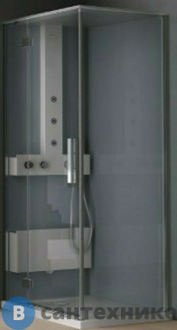 картинка Душевая кабина Albatros EXTEND Q900 VP 900x900х2090 левая (ABEQVPSCMEW0000)