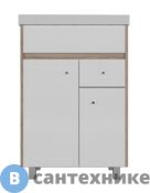 Тумба под раковину Ирлен МИЛЕНА-50 2 двери дуб (под ум. СОМО-50) /139800/