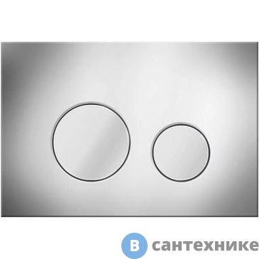 картинка Смывная кнопка Veconi ROUND VFR002CH (хром)