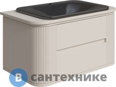 Тумба с раковиной Belinza Calvin 82 бежевая (573023)