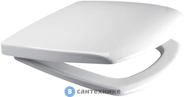 Сиденье Cersanit д/унитаза: CARINA slim, дюропласт, lifting, easy-off, белый (S-DS-CARINA-S-DL-t)