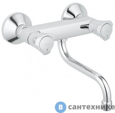 картинка Смеситель Grohe Costa L 31187001 для мойки, настенный