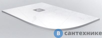 картинка Душевой поддон RGW ST/AL-0129W 90*120*2,5 белый/Асимметричный (16154129-01L), без сифона