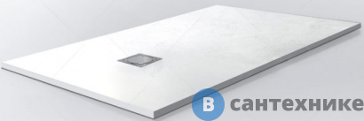 картинка Душевой поддон RGW ST-0120W белый/прямоуг. 100*120*2,5 (16152012-01), без сифона