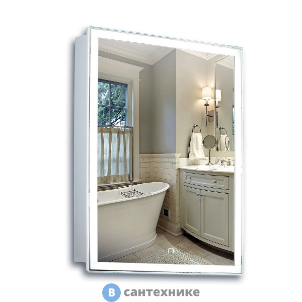 Зеркало-шкаф AZARIO Киото 60 (600*800) (LED-00002359)