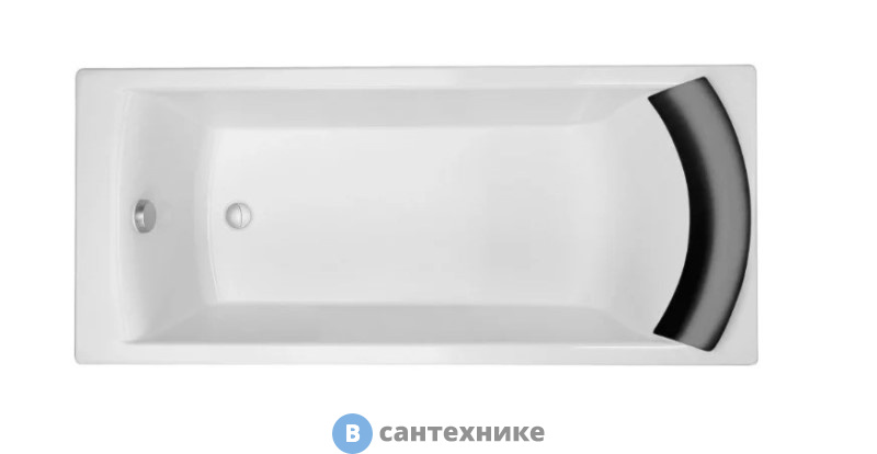 Чугунная ванна Jacob Delafon BIOVE E2930-S-00 (170x75) без отв, под ручки, без антиск. покрытия, без ножек и сифона