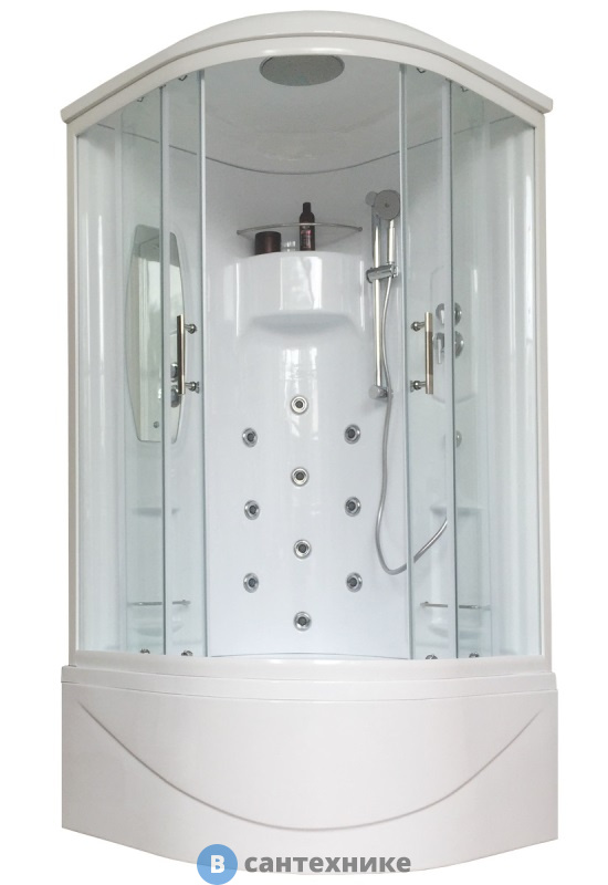 Душевая кабина Royal Bath RB 100NRW-T 1000x1000x2170 (прозрачное) (RB100NRW-T)