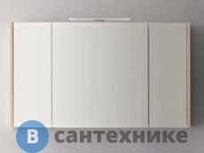 Зеркальный шкаф CERASA Velvet/Movida 120х63х17 см, двухстороннее зеркало, 3 дверки, 4 стеклянные полки, Tavolato Biscotto (S71 762 C0 Tavolato Biscotto)