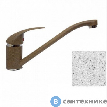 картинка Смеситель GranFest Эко-М 3322 для кухни D-40mm (серый)