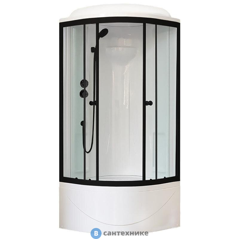 Душевая кабина Royal Bath RB 90BK1-T-BL 900x900x2170 (прозрачное) (RB90BK1-T-BL)