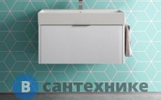 Тумба с раковиной Sturm Normal 60х45х46 см белый глянцевый (B3L164 BA001 + SIP)