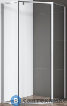 картинка Душевой уголок Cezares ECO-O-P-1-90-C-Cr 900x900x1950 без поддона