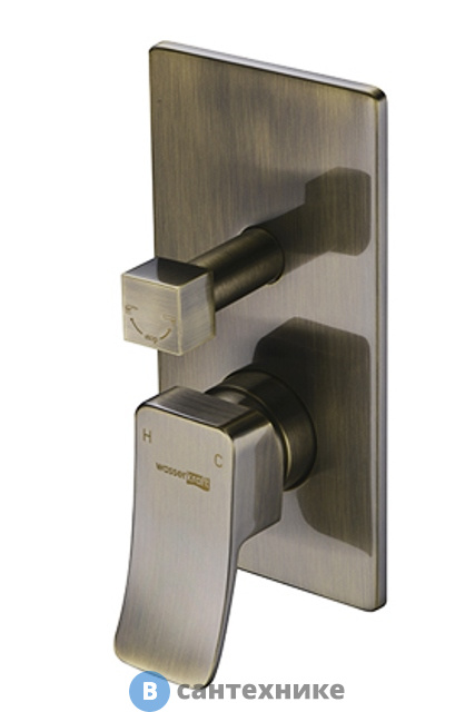 Смеситель WasserKRAFT Exter 1641 для ванны и душа