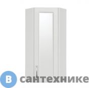 Подвесной шкаф Style line 300/800 угловой (зеркальная вставка) (4650134471342)