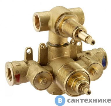 картинка Встраиваемая часть CISAL ZA01810104 термостатического смесителя с переключателем на 2 положения