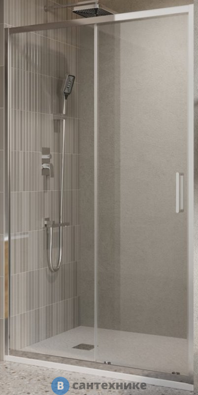 Душевая дверь BelBagno LUCE-BF-1-120-C-Cr без поддона