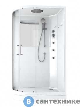 картинка Душевая кабина TEUER D129-02R без крыши (120х90х216)