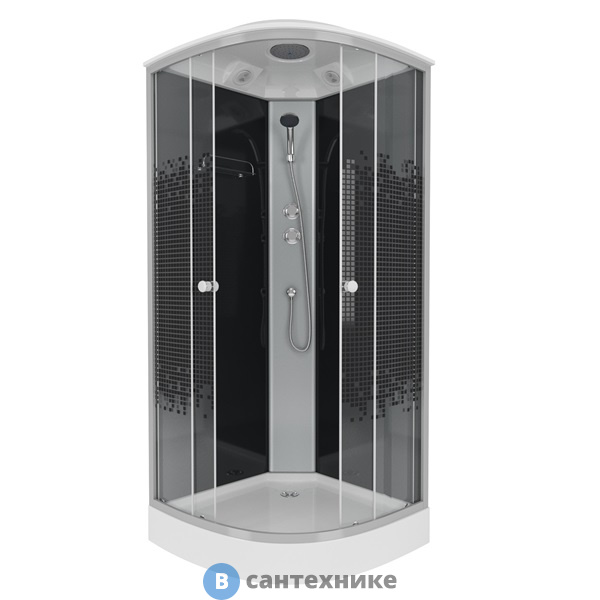 Душевая кабина Niagara NG-4503-14 (800х800х2150) стекло мозайка