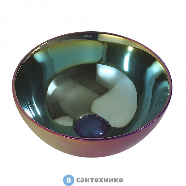 Раковина ABBER Bequem AC2106Regen хамелеон накладная