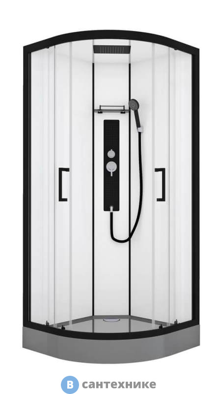 Душевая кабина Black&White G8001 (900X900X2150)