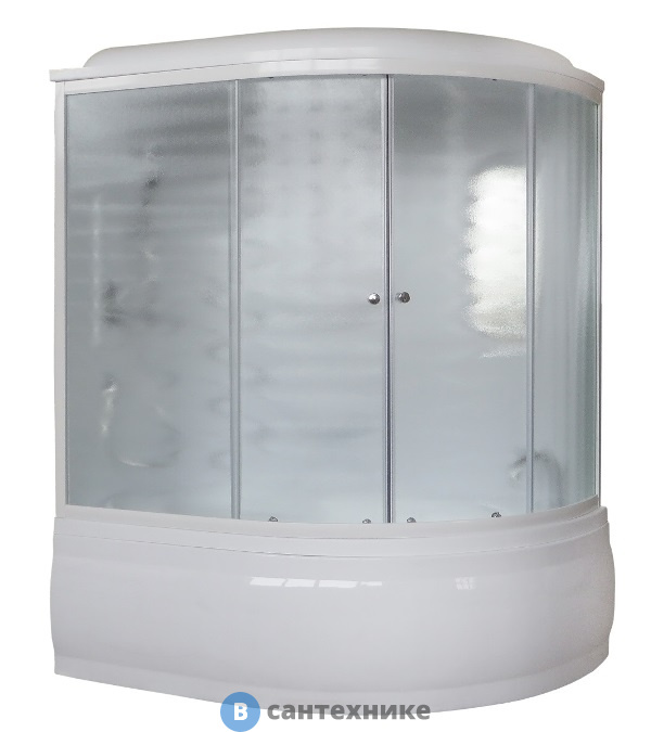 Душевая кабина Royal Bath RB 140ALP- C L 1400x950x2250 (матовое)