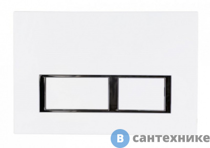 картинка Клавиша смыва ESBANO PRK-12GW глянцевый белый