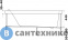картинка Ванна акриловая AZARIO Тенза 150*75 (ТНВ0001), без каркаса и сифона