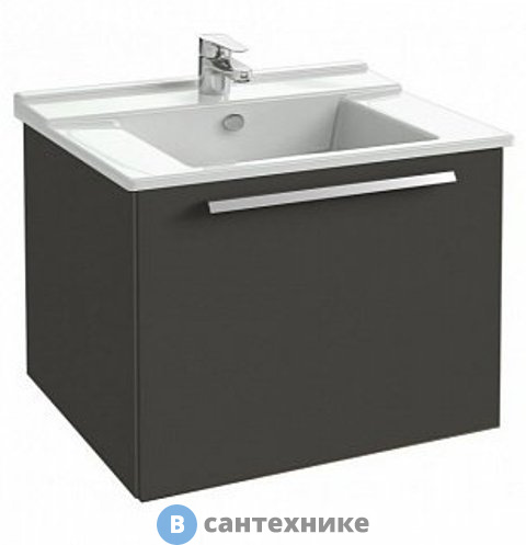 Тумба под раковину Jacob Delafon STRUKTURA EB1285-N14 серый антрацит (77х47х56)