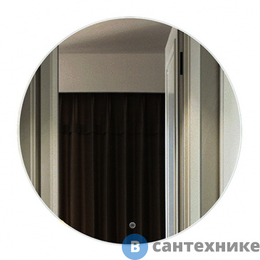 картинка Зеркало AZARIO Alone Cerchio влагостойкое с подсветкой 800*800 (CS00079362)