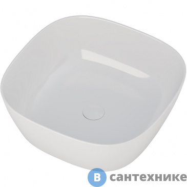 картинка Раковина Aquanet TREND-1 керамическая накладная 400х400х140 (273683)