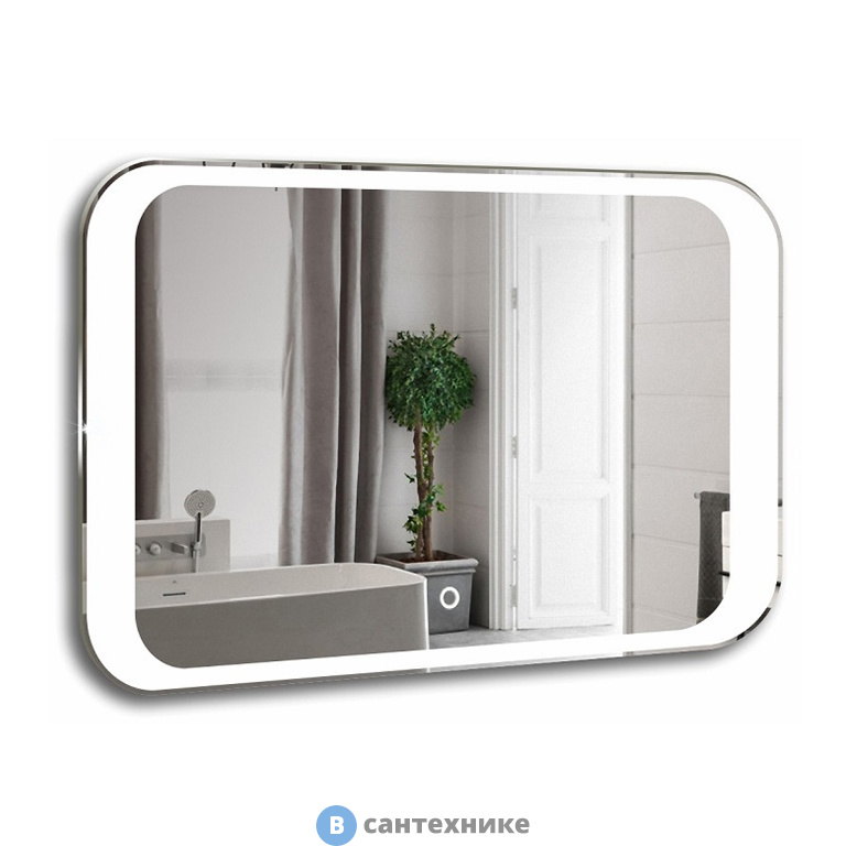 Зеркало AZARIO Индиго 800*550 сенсор выкл (ФР-00001410)