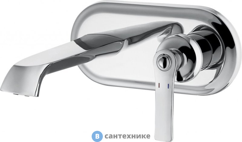 Смеситель Cezares LIBERTY-F-BLI-01-W0 встраиваемый для раковины, хром