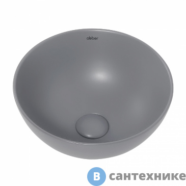 картинка Раковина ABBER Bequem AC2106MG серая матовая накладная