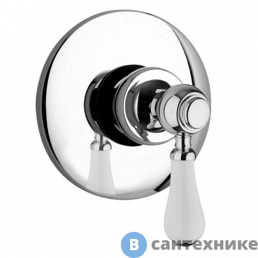 картинка Смеситель Jacuzzi 0TO00410JA00 Tosca встраиваемый для душа на 1 выход, хром, без внутренней части